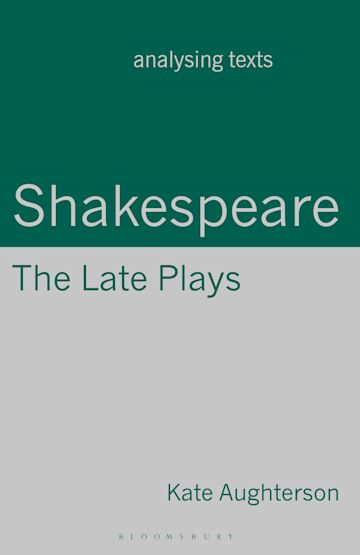 Shakespeare: The Late Plays cover