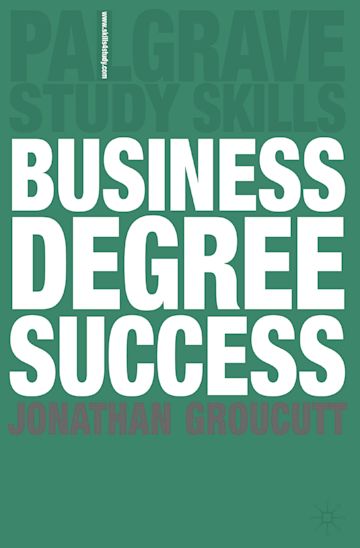 Business Degree Success cover