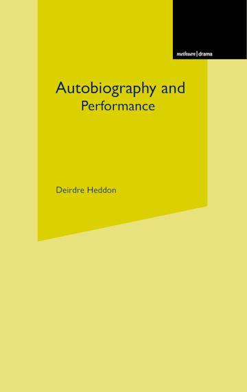 Autobiography and Performance cover