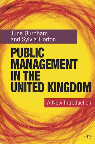Public Management in the United Kingdom cover