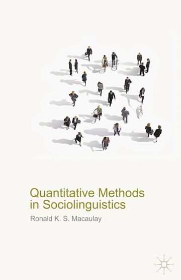 Quantitative Methods in Sociolinguistics cover