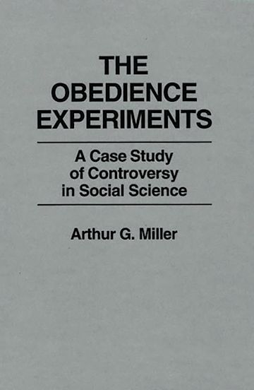 The Obedience Experiments cover