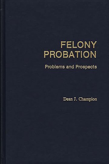Felony Probation cover