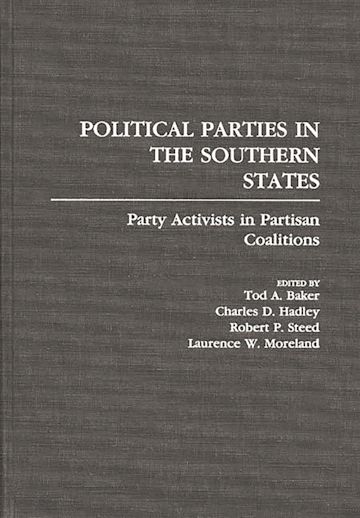 Political Parties in the Southern States cover