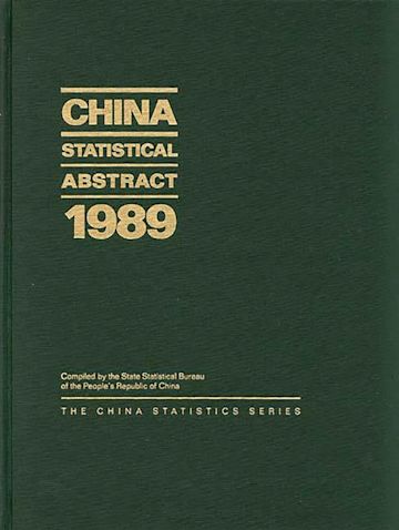 China Statistical Abstract 1989 cover