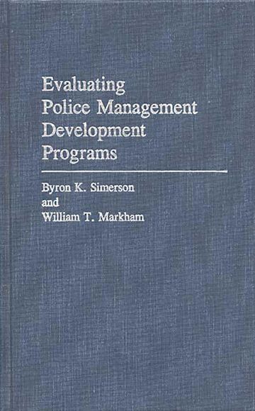 Evaluating Police Management Development Programs cover