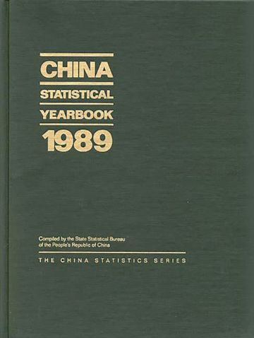 China Statistical Yearbook 1989 cover