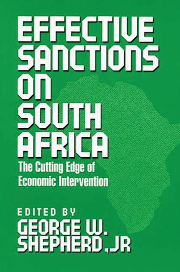 Effective Sanctions on South Africa cover