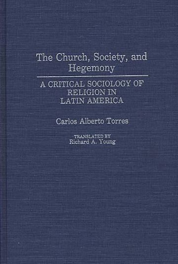 The Church, Society, and Hegemony cover