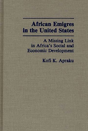 African Emigres in the United States cover