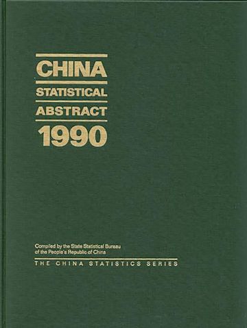 China Statistical Abstract 1990 cover