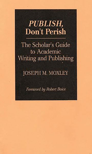 Publish, Don't Perish cover