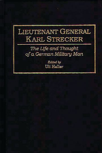 Lieutenant General Karl Strecker cover