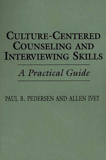 Culture-Centered Counseling and Interviewing Skills cover