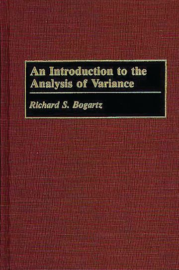 An Introduction to the Analysis of Variance cover