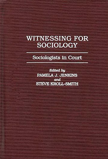 Witnessing for Sociology cover