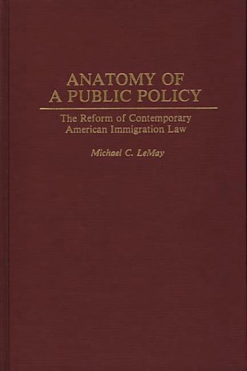 Anatomy of a Public Policy cover