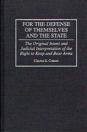 For the Defense of Themselves and the State cover