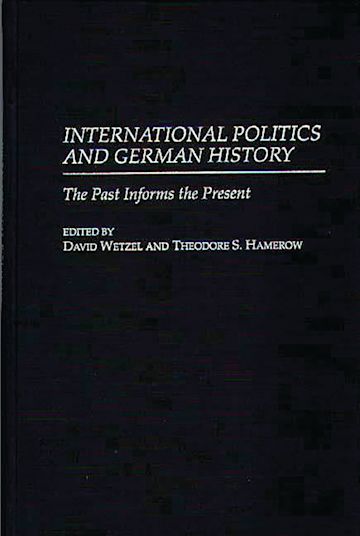 International Politics and German History cover