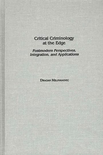 Critical Criminology at the Edge cover