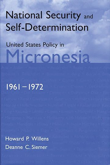 National Security and Self-Determination cover
