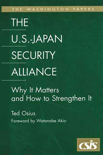 The U.S.-Japan Security Alliance cover