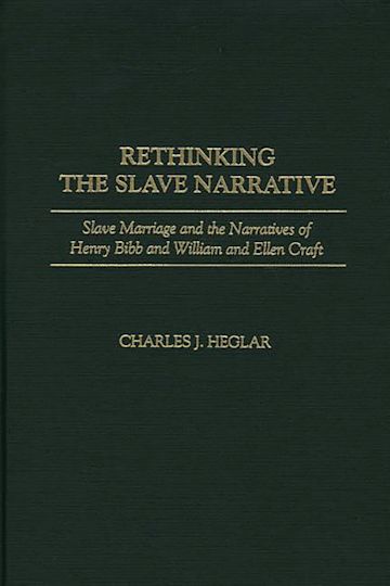 Rethinking the Slave Narrative cover