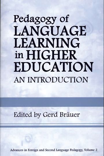 Pedagogy of Language Learning in Higher Education cover
