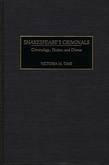 Shakespeare's Criminals cover