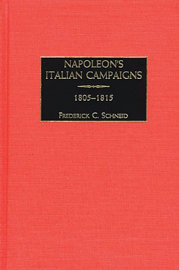Napoleon's Italian Campaigns cover