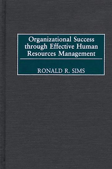 Organizational Success through Effective Human Resources Management cover