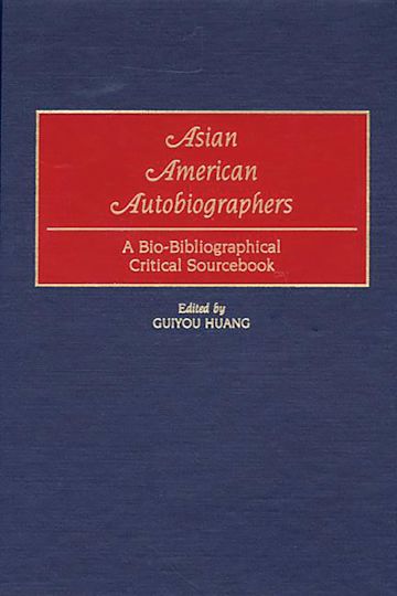 Asian American Autobiographers cover