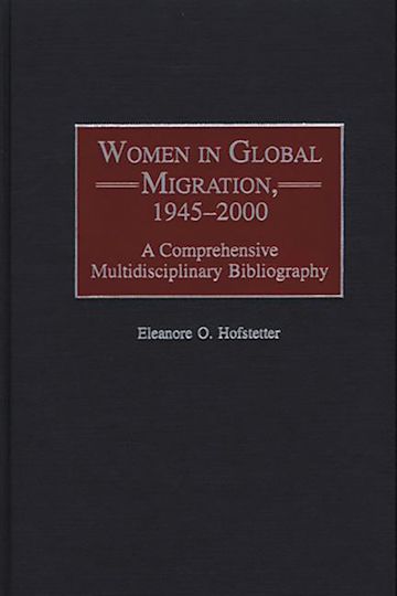 Women in Global Migration, 1945-2000 cover