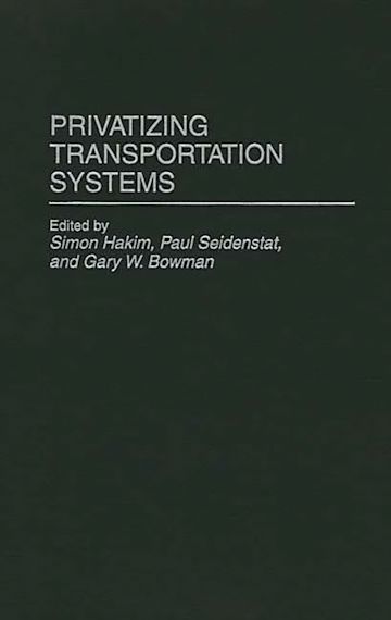 Privatizing Transportation Systems cover