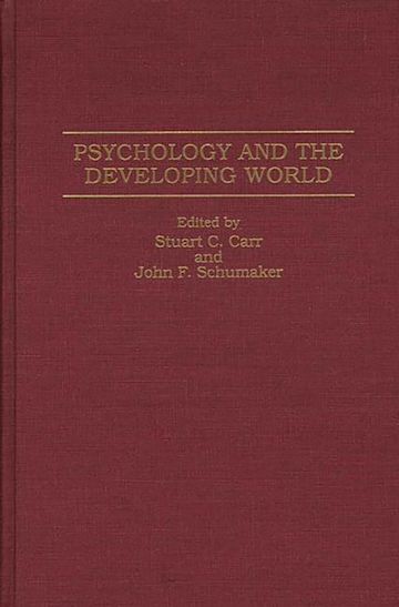 Psychology and the Developing World cover