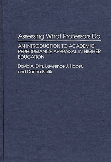 Assessing What Professors Do cover
