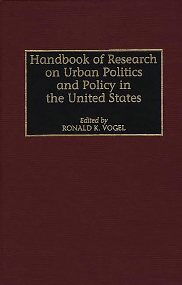 Handbook of Research on Urban Politics and Policy in the United States cover