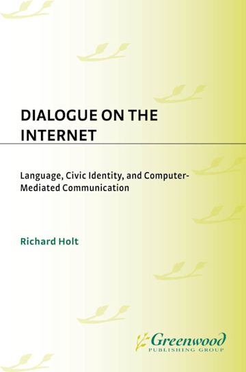 Dialogue on the Internet cover