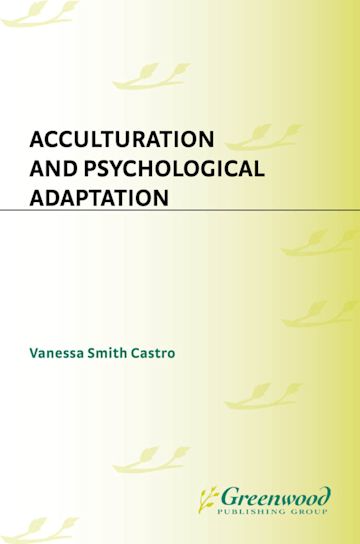 Acculturation and Psychological Adaptation cover