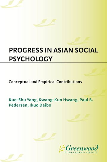 Progress in Asian Social Psychology cover