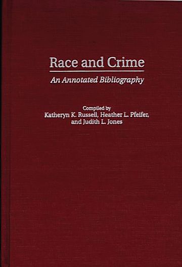 Race and Crime cover