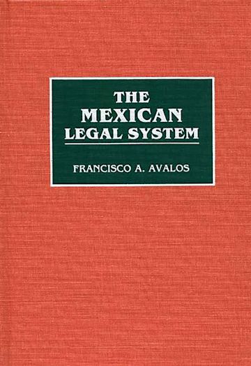 The Mexican Legal System cover