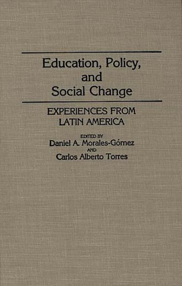 Education, Policy, and Social Change cover