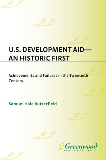 U.S. Development Aid--An Historic First cover