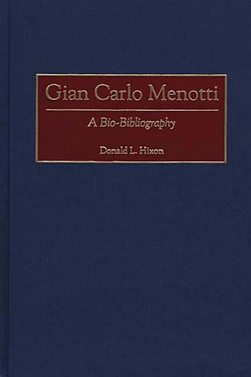 Gian Carlo Menotti cover