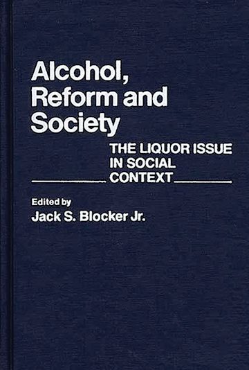 Alcohol, Reform and Society cover