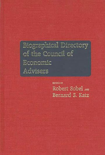 Biographical Directory of the Council of Economic Advisers cover