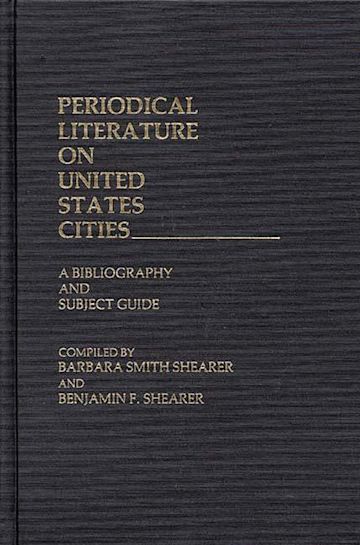 Periodical Literature on United States Cities cover