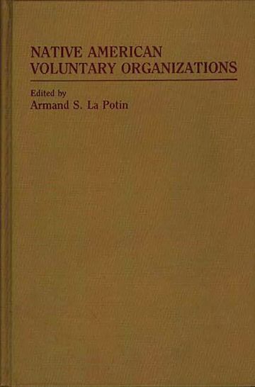 Native American Voluntary Organizations cover