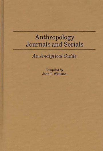 Anthropology Journals and Serials cover